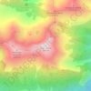 Soiernspitze topographic map, elevation, terrain