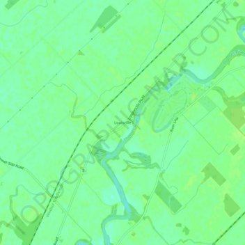 Louisville topographic map, elevation, terrain
