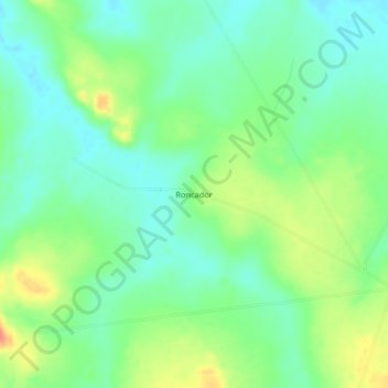 Roncador topographic map, elevation, terrain