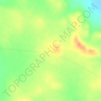 Linden topographic map, elevation, terrain