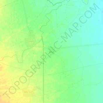 Qizilja topographic map, elevation, terrain