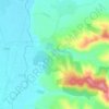 Coruia topographic map, elevation, terrain