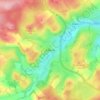 Ashkirk topographic map, elevation, terrain