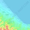 Rimini topographic map, elevation, terrain