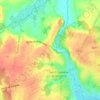 Aureville topographic map, elevation, terrain