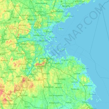 Seal Rock topographic map, elevation, terrain