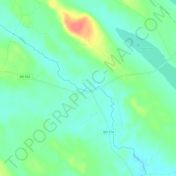 Älvsborg topographic map, elevation, terrain