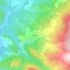 La Bourasse topographic map, elevation, terrain