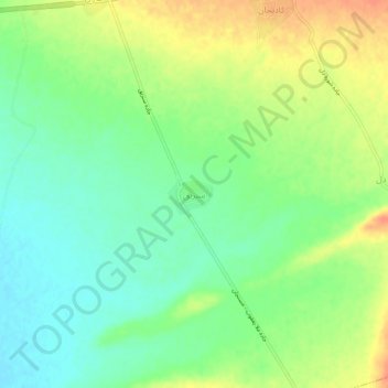 Senziq topographic map, elevation, terrain