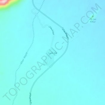Hillat `Aaytarba topographic map, elevation, terrain