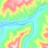 Gibbon topographic map, elevation, terrain