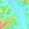 Castelnuovo d'Elsa topographic map, elevation, terrain