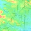 Rainwood topographic map, elevation, terrain