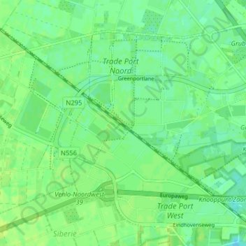 Heierhoeven topographic map, elevation, terrain