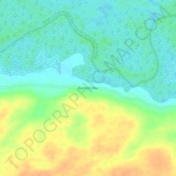 Barreirinha topographic map, elevation, terrain
