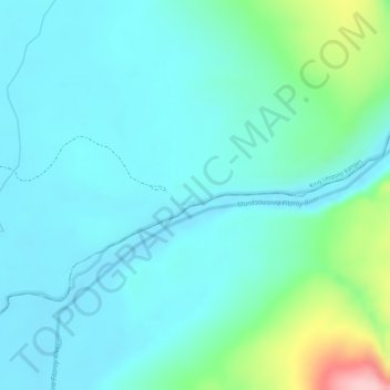 Sir John Gorge topographic map, elevation, terrain