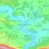 Wassermungenau topographic map, elevation, terrain
