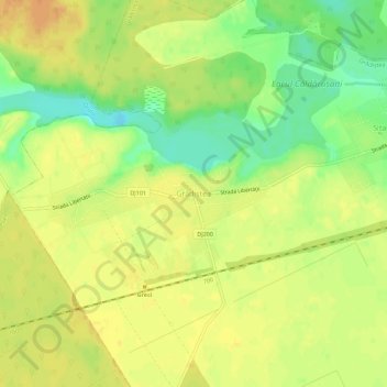 Grădiștea topographic map, elevation, terrain