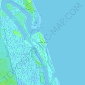 Summer Haven topographic map, elevation, terrain