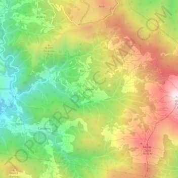 Statale topographic map, elevation, terrain