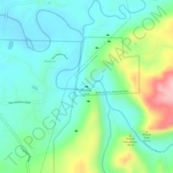 Madlum Cave topographic map, elevation, terrain