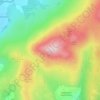 Caw topographic map, elevation, terrain