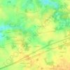 La Proutière topographic map, elevation, terrain