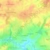 Pièce de la Noete topographic map, elevation, terrain