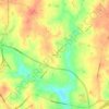 Horner topographic map, elevation, terrain