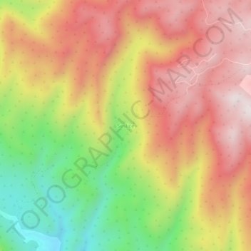 Seslice topographic map, elevation, terrain
