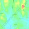 Lagoa Cercada topographic map, elevation, terrain