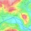 Fourstones topographic map, elevation, terrain