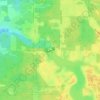 Roaming Rock Shores Lake Dam topographic map, elevation, terrain