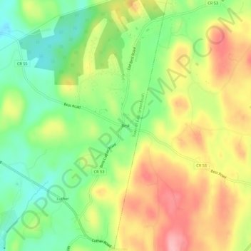 Best topographic map, elevation, terrain