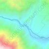 Canchán topographic map, elevation, terrain