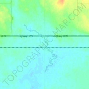 La Vallee topographic map, elevation, terrain
