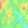 Codda topographic map, elevation, terrain