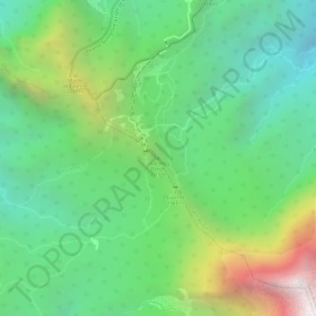 Col des Boeufs topographic map, elevation, terrain