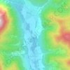 Tal topographic map, elevation, terrain