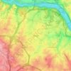 McLean topographic map, elevation, terrain