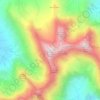 Bruach na Frithe topographic map, elevation, terrain