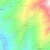 El Vencedor topographic map, elevation, terrain