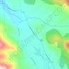 Dorset topographic map, elevation, terrain