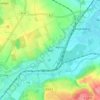 Aue topographic map, elevation, terrain