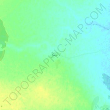 Dagas topographic map, elevation, terrain