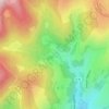 Hirsteren topographic map, elevation, terrain