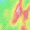 Australian Alps topographic map, elevation, terrain