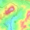 Gaway-Gaway topographic map, elevation, terrain