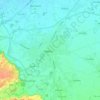 Bijeljina topographic map, elevation, terrain