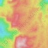 Bulldog Diggings topographic map, elevation, terrain